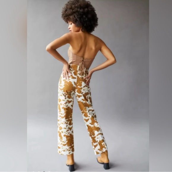 Obey Straggler Cow Print Pants - Picture 2 of 15